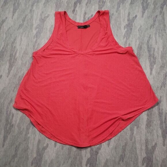 Prana Top Womens Small Red Sleeveless‎ Tank Top - Picture 1 of 6